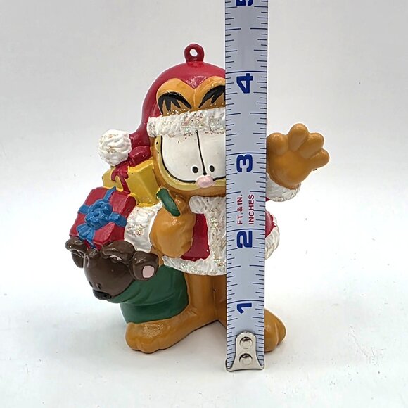 Kurt S. Adler Vintage Garfield Christmas Holiday Ornament Paws GARFIELD AS SANTA - Picture 7 of 8